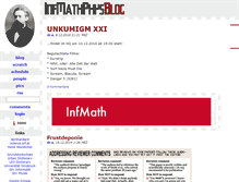 Tablet Screenshot of infmathphys.inter.at