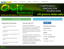 Tablet Screenshot of cit.ponce.inter.edu